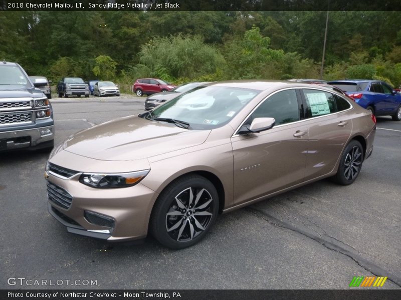 Sandy Ridge Metallic / Jet Black 2018 Chevrolet Malibu LT