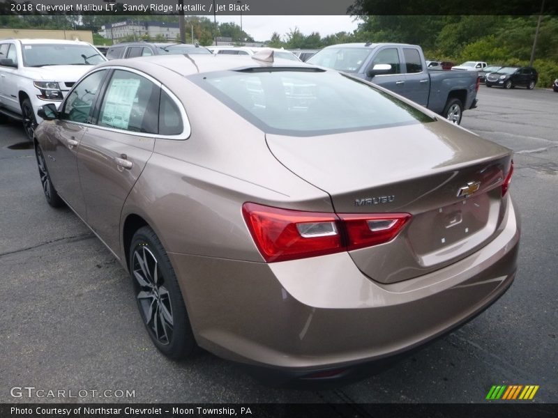 Sandy Ridge Metallic / Jet Black 2018 Chevrolet Malibu LT