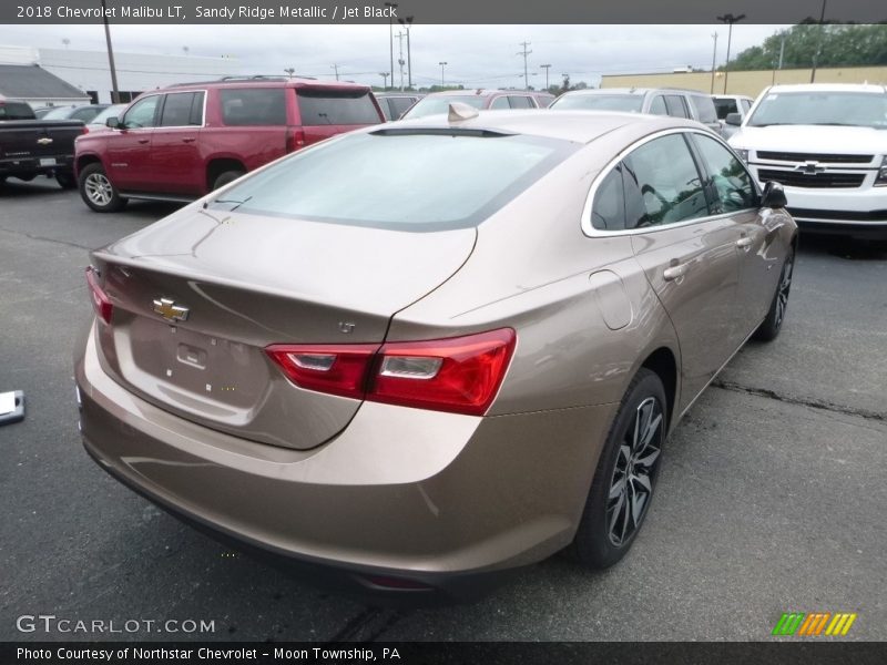 Sandy Ridge Metallic / Jet Black 2018 Chevrolet Malibu LT