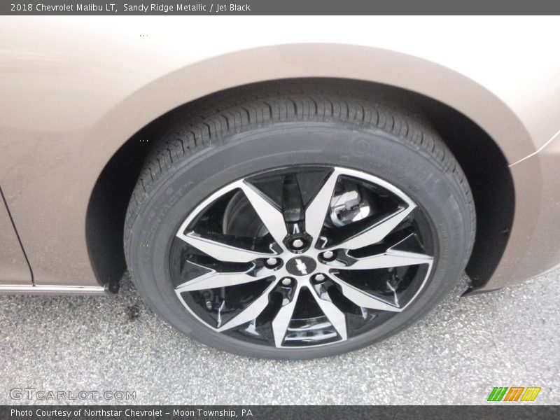Sandy Ridge Metallic / Jet Black 2018 Chevrolet Malibu LT