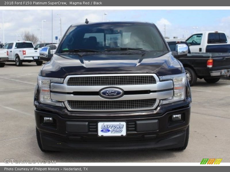 Magma Red / Black 2018 Ford F150 Platinum SuperCrew