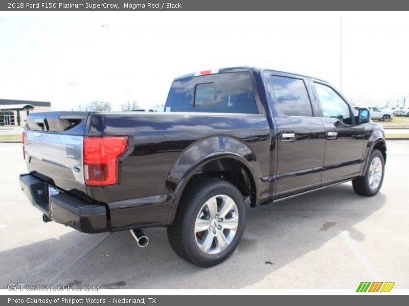 Magma Red / Black 2018 Ford F150 Platinum SuperCrew