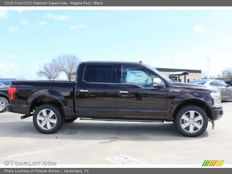 Magma Red / Black 2018 Ford F150 Platinum SuperCrew