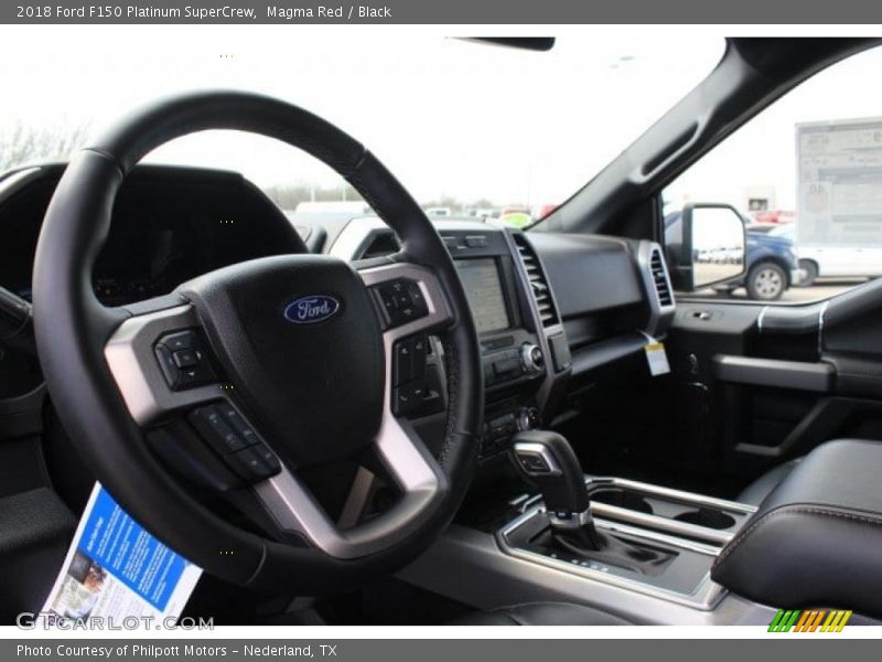 Magma Red / Black 2018 Ford F150 Platinum SuperCrew