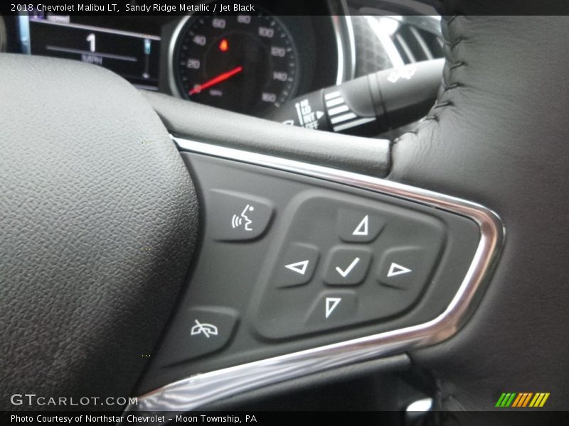 Sandy Ridge Metallic / Jet Black 2018 Chevrolet Malibu LT