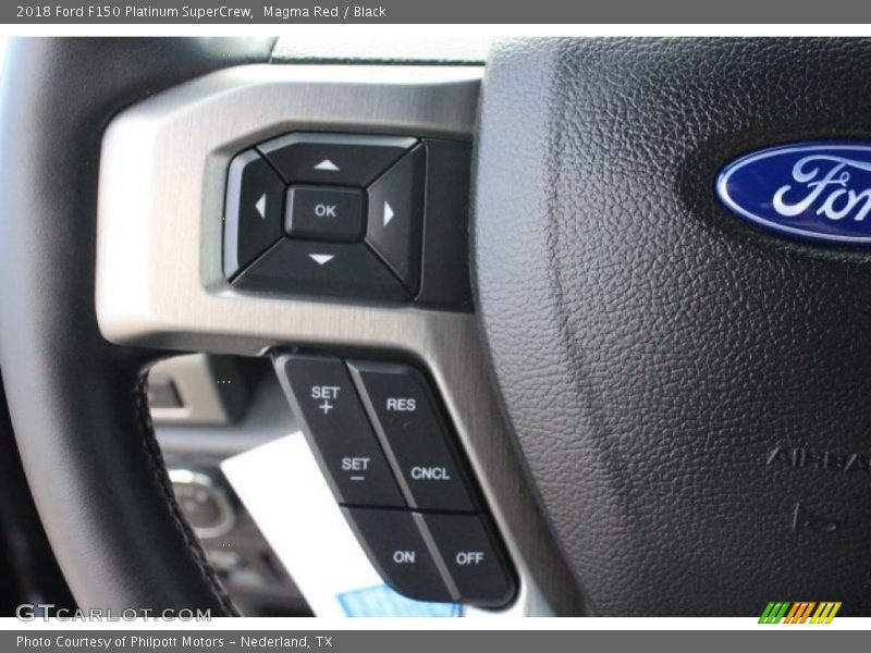 Magma Red / Black 2018 Ford F150 Platinum SuperCrew