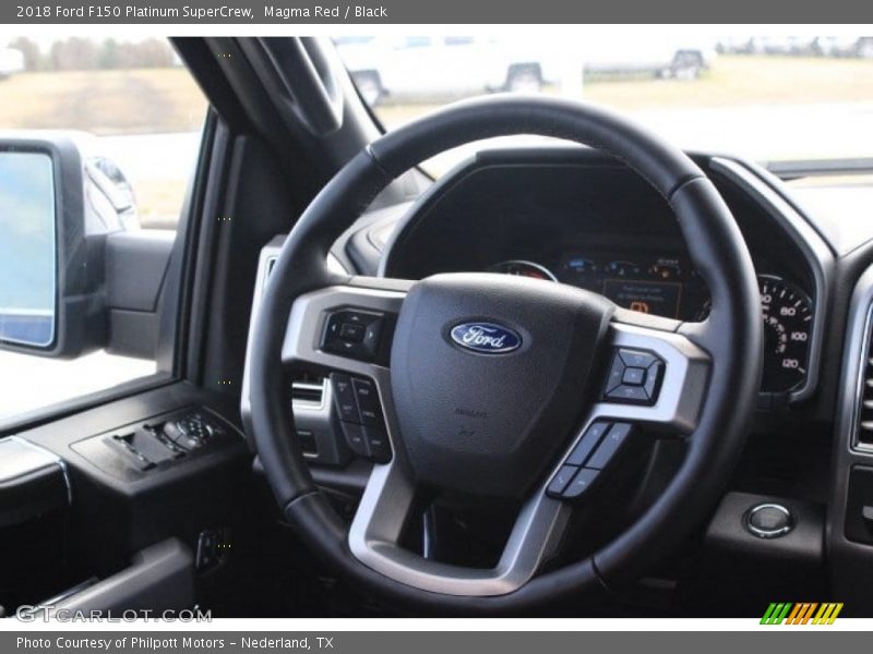 Magma Red / Black 2018 Ford F150 Platinum SuperCrew