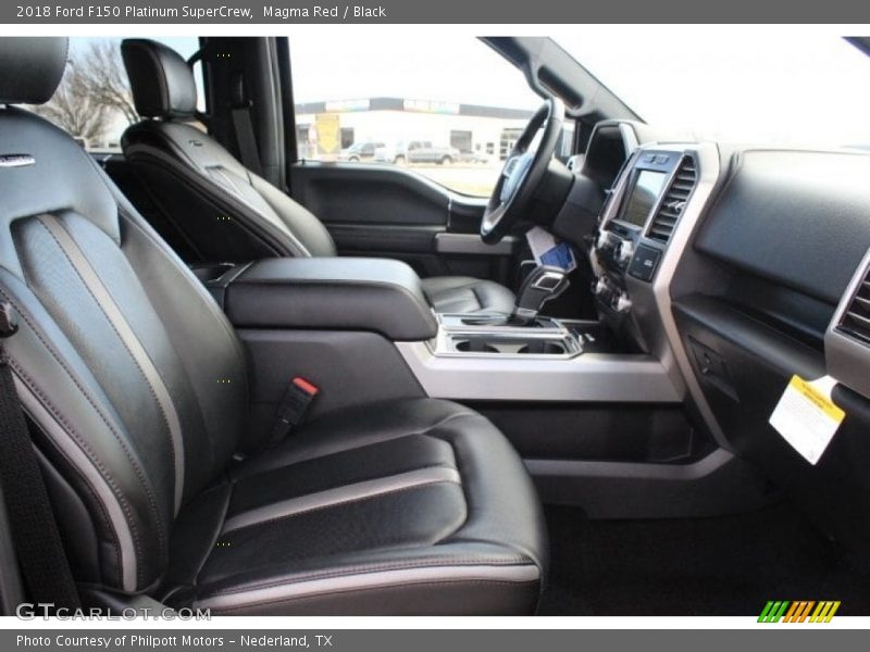 Magma Red / Black 2018 Ford F150 Platinum SuperCrew