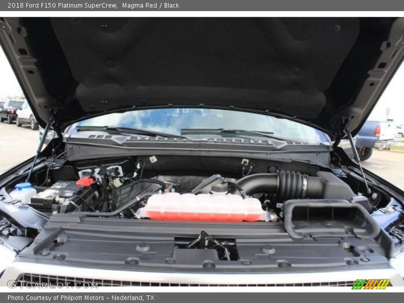 Magma Red / Black 2018 Ford F150 Platinum SuperCrew