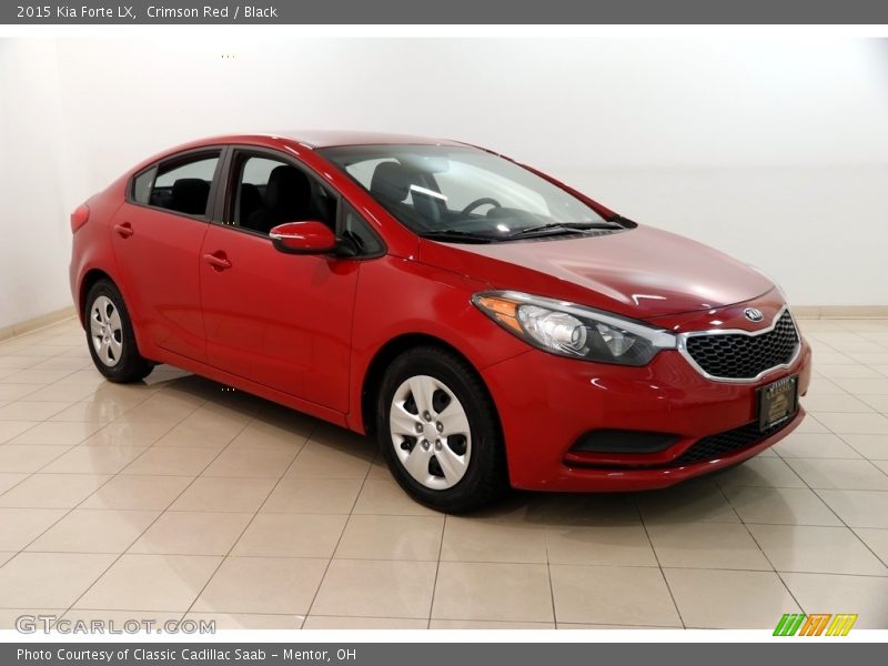 Crimson Red / Black 2015 Kia Forte LX