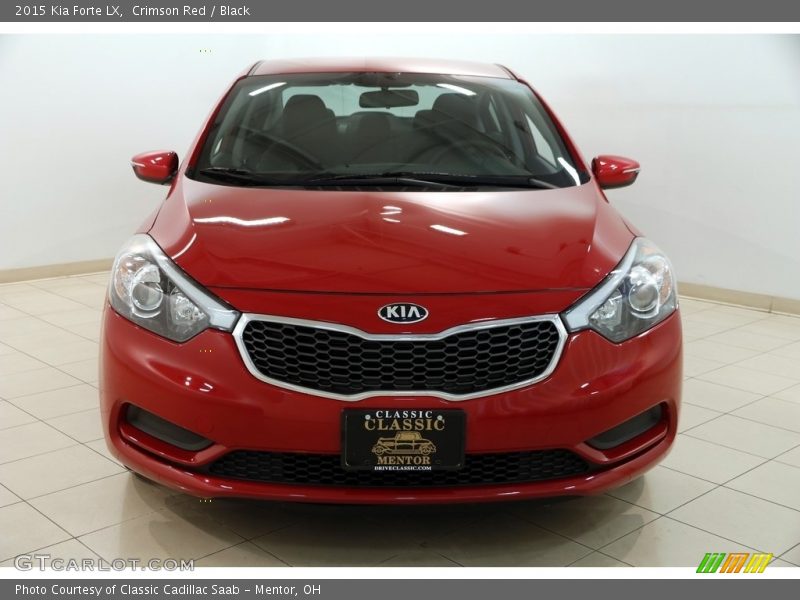Crimson Red / Black 2015 Kia Forte LX