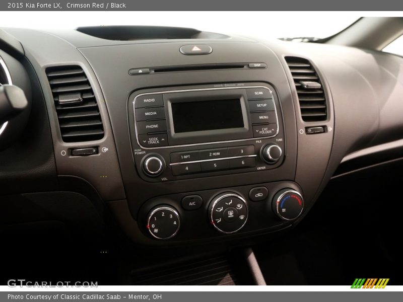 Crimson Red / Black 2015 Kia Forte LX