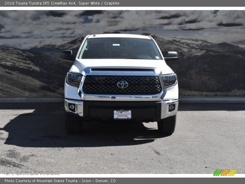 Super White / Graphite 2019 Toyota Tundra SR5 CrewMax 4x4