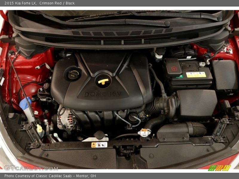 Crimson Red / Black 2015 Kia Forte LX