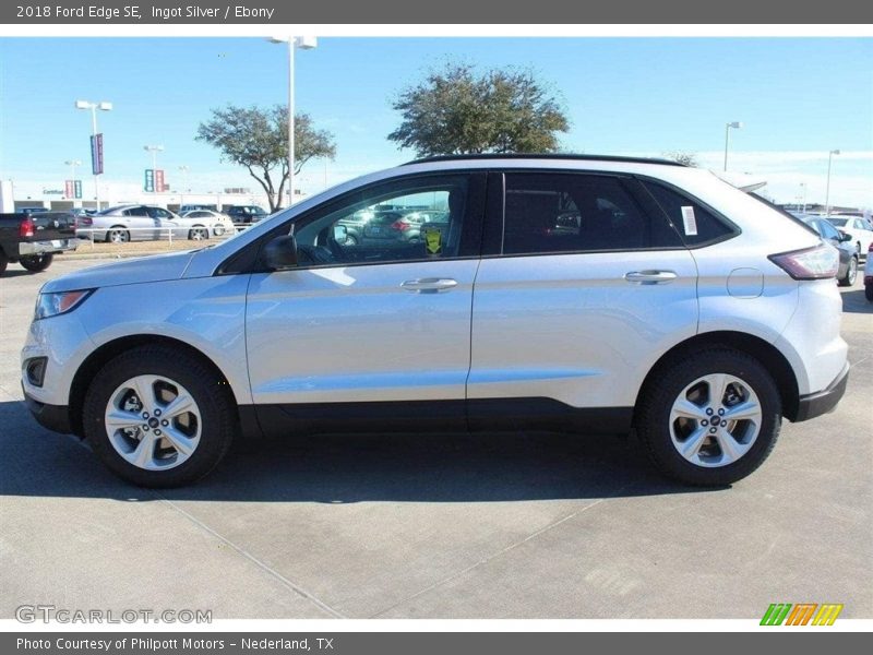 Ingot Silver / Ebony 2018 Ford Edge SE