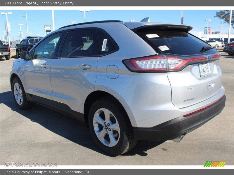Ingot Silver / Ebony 2018 Ford Edge SE
