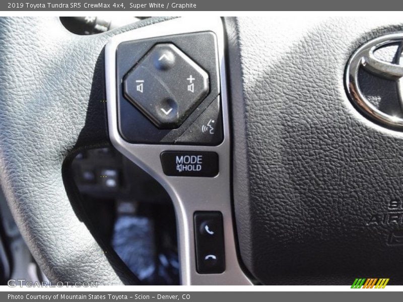 Super White / Graphite 2019 Toyota Tundra SR5 CrewMax 4x4