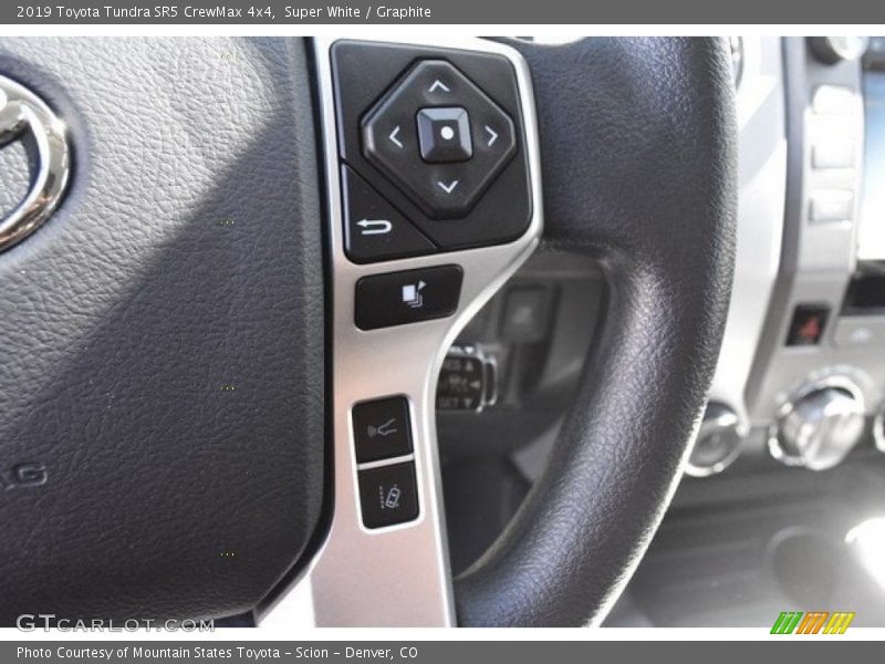 Super White / Graphite 2019 Toyota Tundra SR5 CrewMax 4x4