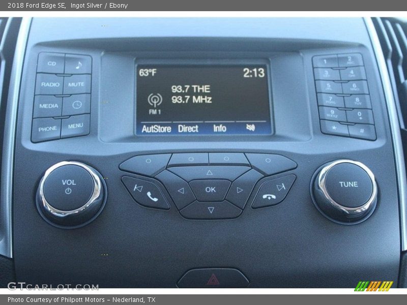 Ingot Silver / Ebony 2018 Ford Edge SE