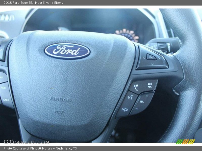 Ingot Silver / Ebony 2018 Ford Edge SE
