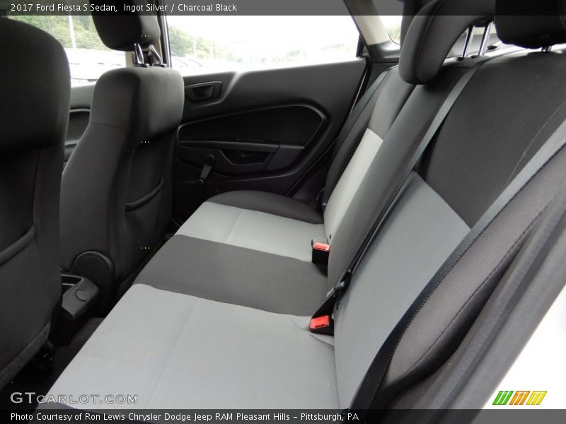 Ingot Silver / Charcoal Black 2017 Ford Fiesta S Sedan