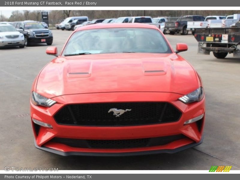 Race Red / Ebony 2018 Ford Mustang GT Fastback