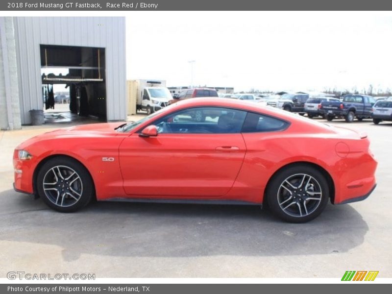 Race Red / Ebony 2018 Ford Mustang GT Fastback