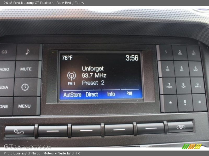 Controls of 2018 Mustang GT Fastback