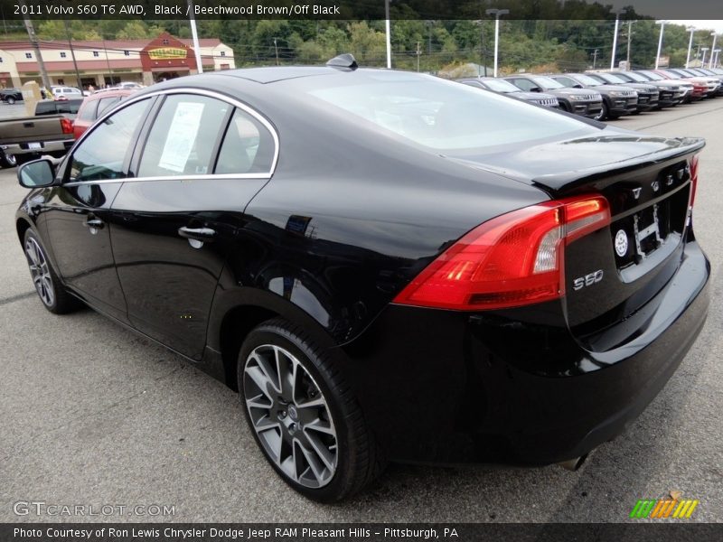 Black / Beechwood Brown/Off Black 2011 Volvo S60 T6 AWD