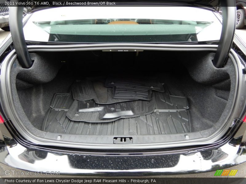 Black / Beechwood Brown/Off Black 2011 Volvo S60 T6 AWD