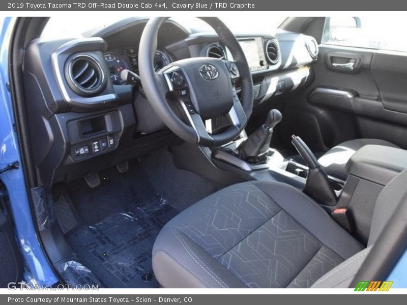  2019 Tacoma TRD Off-Road Double Cab 4x4 TRD Graphite Interior