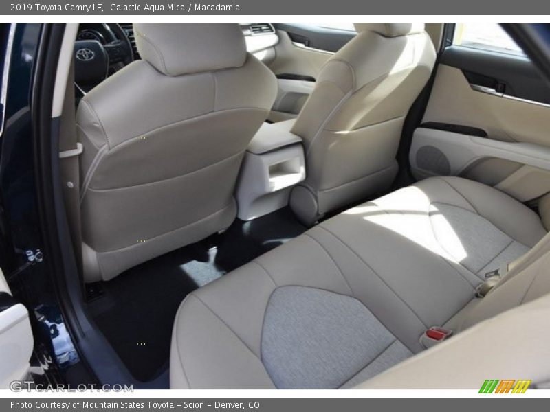 Galactic Aqua Mica / Macadamia 2019 Toyota Camry LE