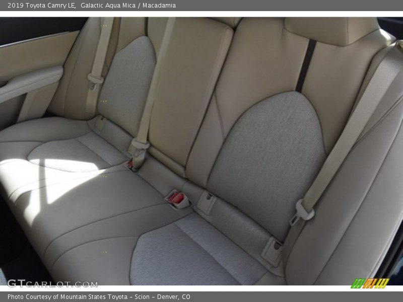 Galactic Aqua Mica / Macadamia 2019 Toyota Camry LE