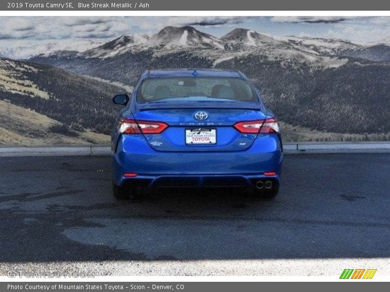 Blue Streak Metallic / Ash 2019 Toyota Camry SE