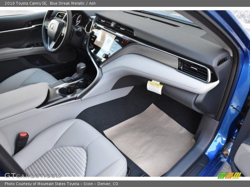 Blue Streak Metallic / Ash 2019 Toyota Camry SE