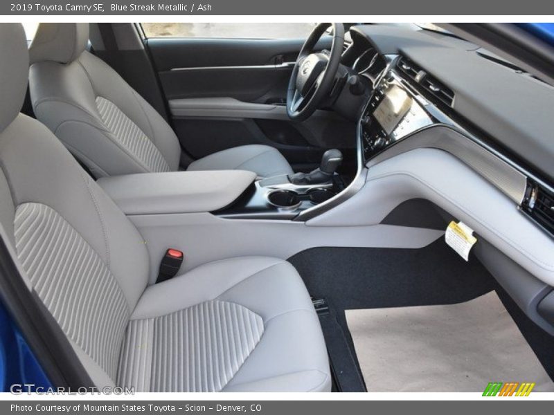 Blue Streak Metallic / Ash 2019 Toyota Camry SE