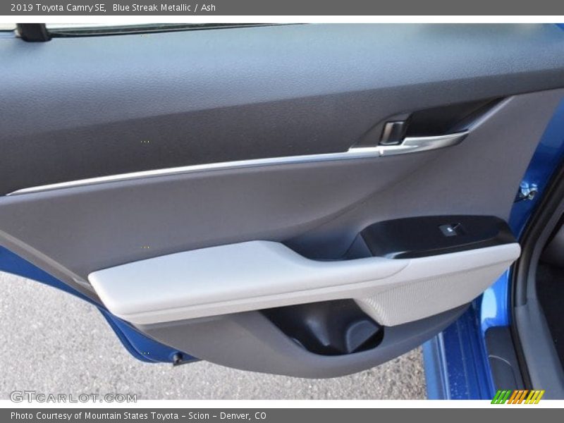 Blue Streak Metallic / Ash 2019 Toyota Camry SE