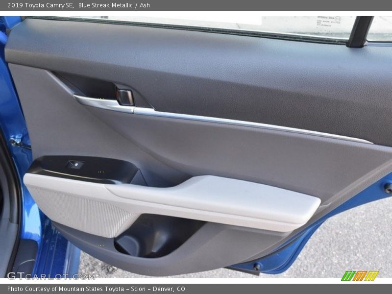 Blue Streak Metallic / Ash 2019 Toyota Camry SE