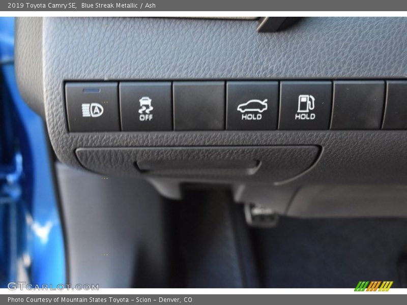 Blue Streak Metallic / Ash 2019 Toyota Camry SE