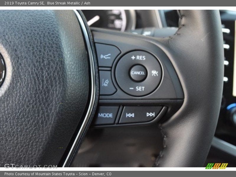 Blue Streak Metallic / Ash 2019 Toyota Camry SE