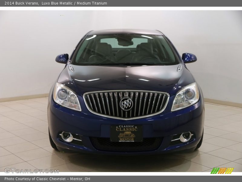 Luxo Blue Metallic / Medium Titanium 2014 Buick Verano