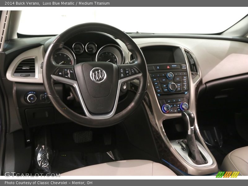 Luxo Blue Metallic / Medium Titanium 2014 Buick Verano