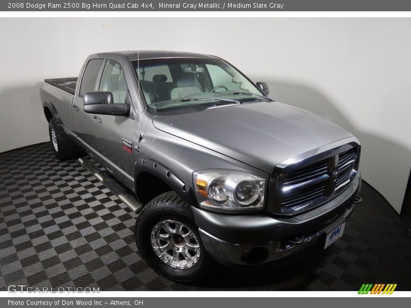 Mineral Gray Metallic / Medium Slate Gray 2008 Dodge Ram 2500 Big Horn Quad Cab 4x4