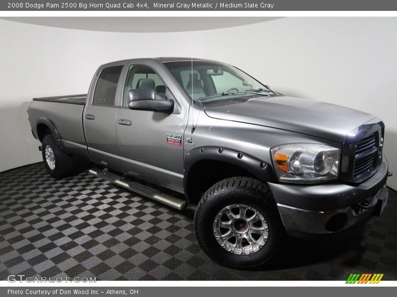 Mineral Gray Metallic / Medium Slate Gray 2008 Dodge Ram 2500 Big Horn Quad Cab 4x4