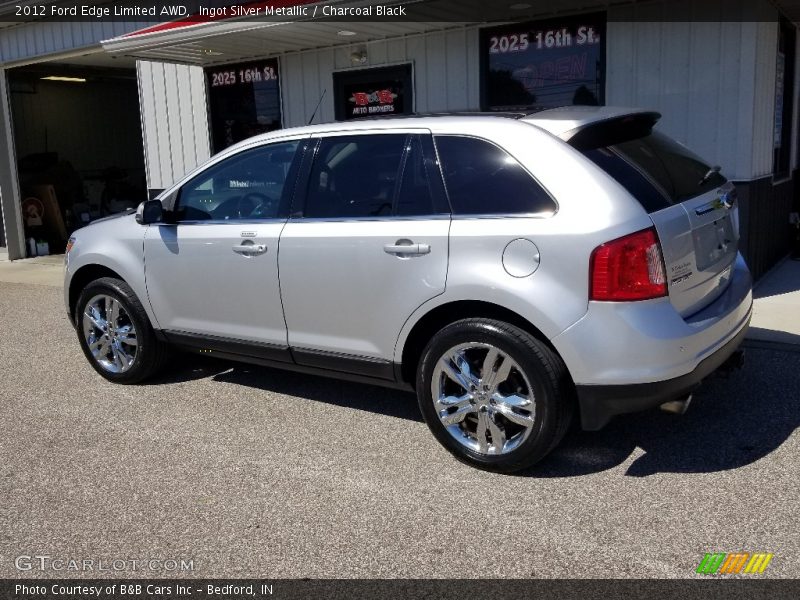 Ingot Silver Metallic / Charcoal Black 2012 Ford Edge Limited AWD