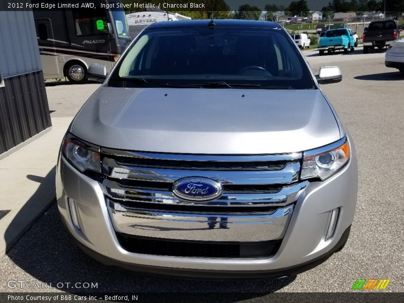 Ingot Silver Metallic / Charcoal Black 2012 Ford Edge Limited AWD