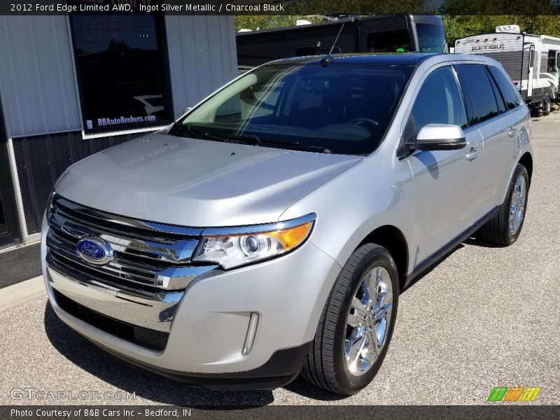Ingot Silver Metallic / Charcoal Black 2012 Ford Edge Limited AWD