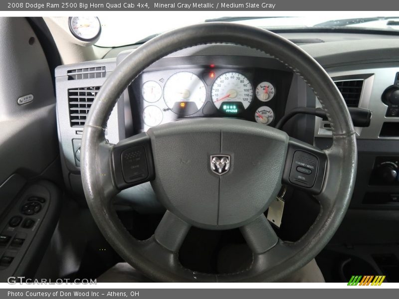 Mineral Gray Metallic / Medium Slate Gray 2008 Dodge Ram 2500 Big Horn Quad Cab 4x4
