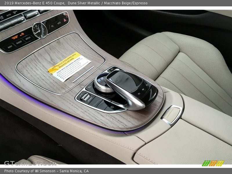 Dune Silver Metallic / Macchiato Beige/Espresso 2019 Mercedes-Benz E 450 Coupe