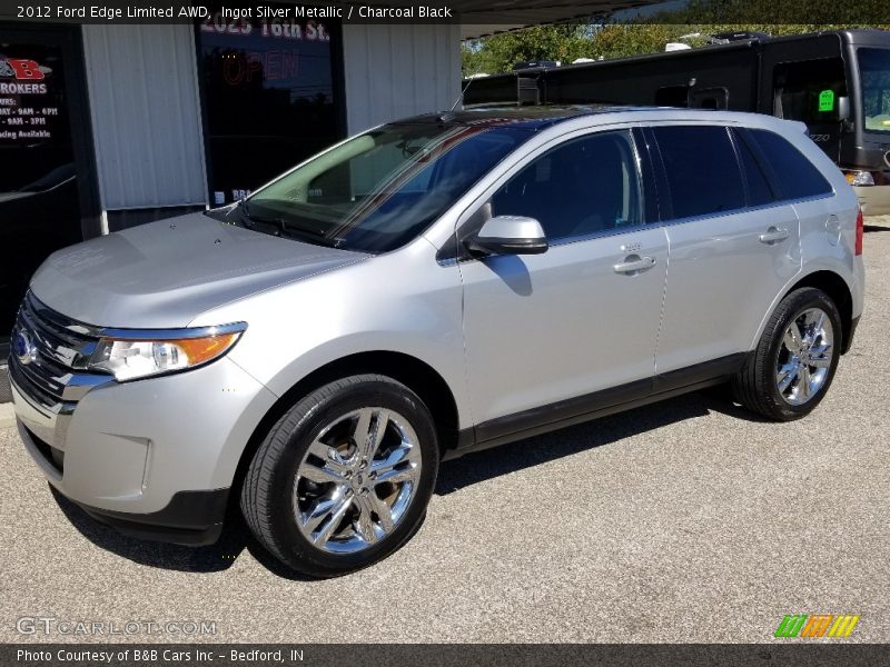 Ingot Silver Metallic / Charcoal Black 2012 Ford Edge Limited AWD
